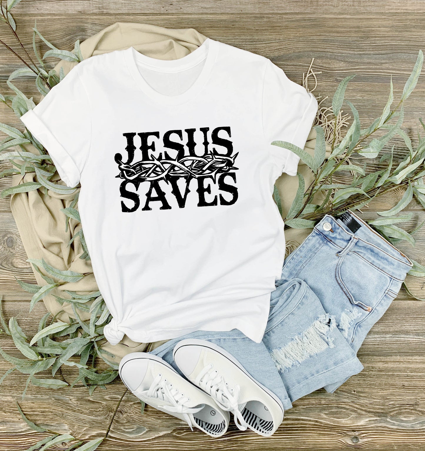 Jesus saves t-shirt