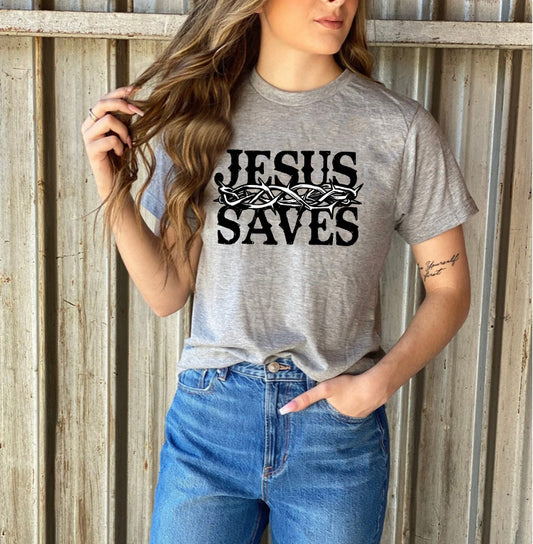 Jesus saves t-shirt