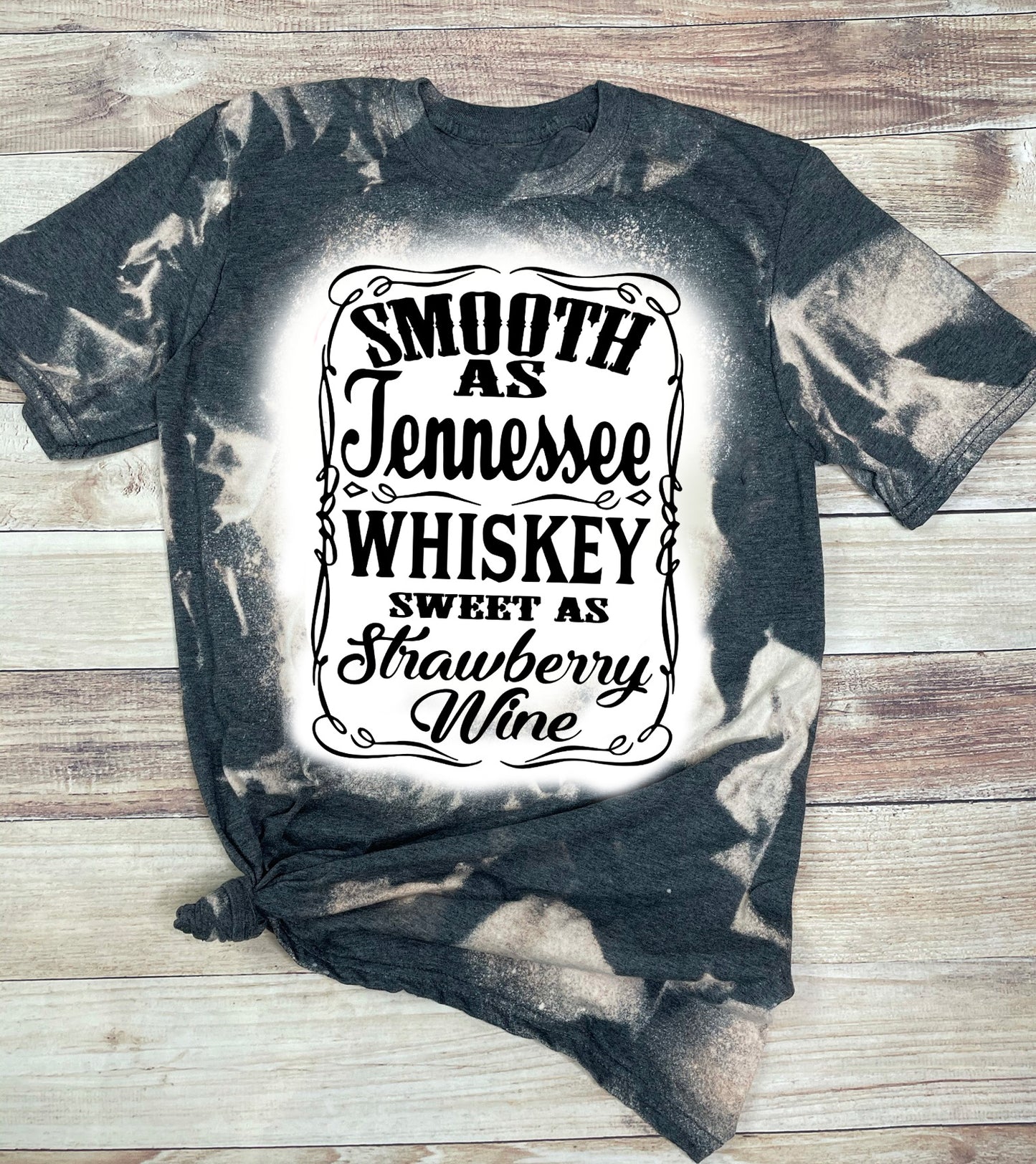 Smooth as Tennessee whiskey bleached t-shirt